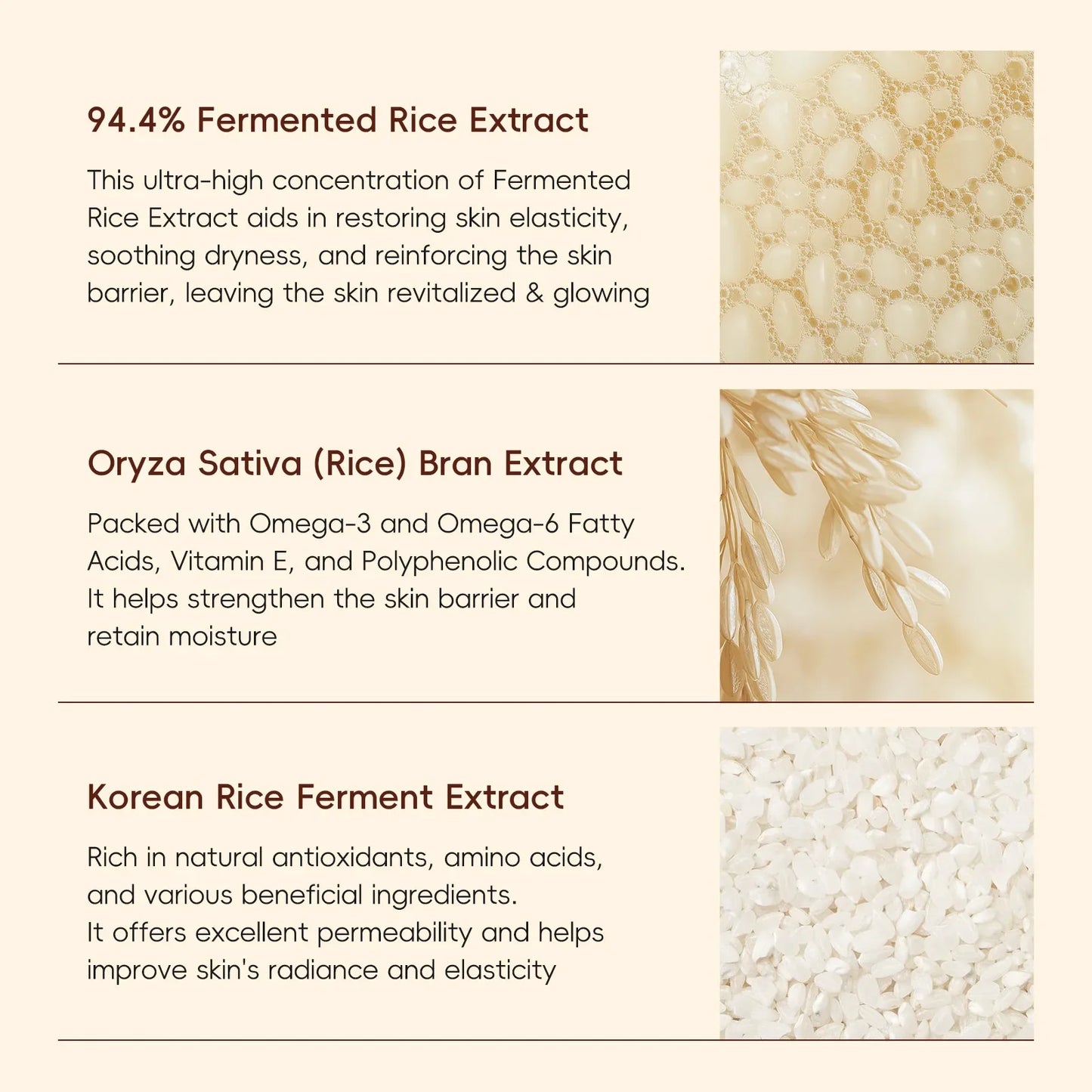 5PCS Rice Extract Skincare Set Niacinamide Hyaluronic Acid Gentle 24H Hydration For All Skin Men Women Face Body Daily Holiday