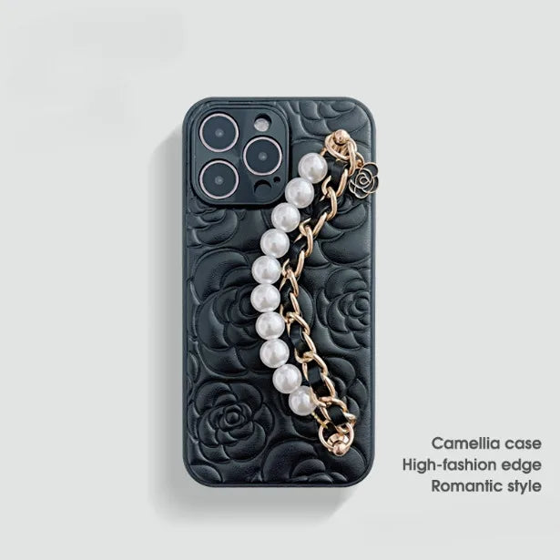 Luxury Phone Case For iPhone 17 16 14 13 12 11 15 Pro Max High Quality With Chain Lens Protection Cover For iPhone 16 Promax
