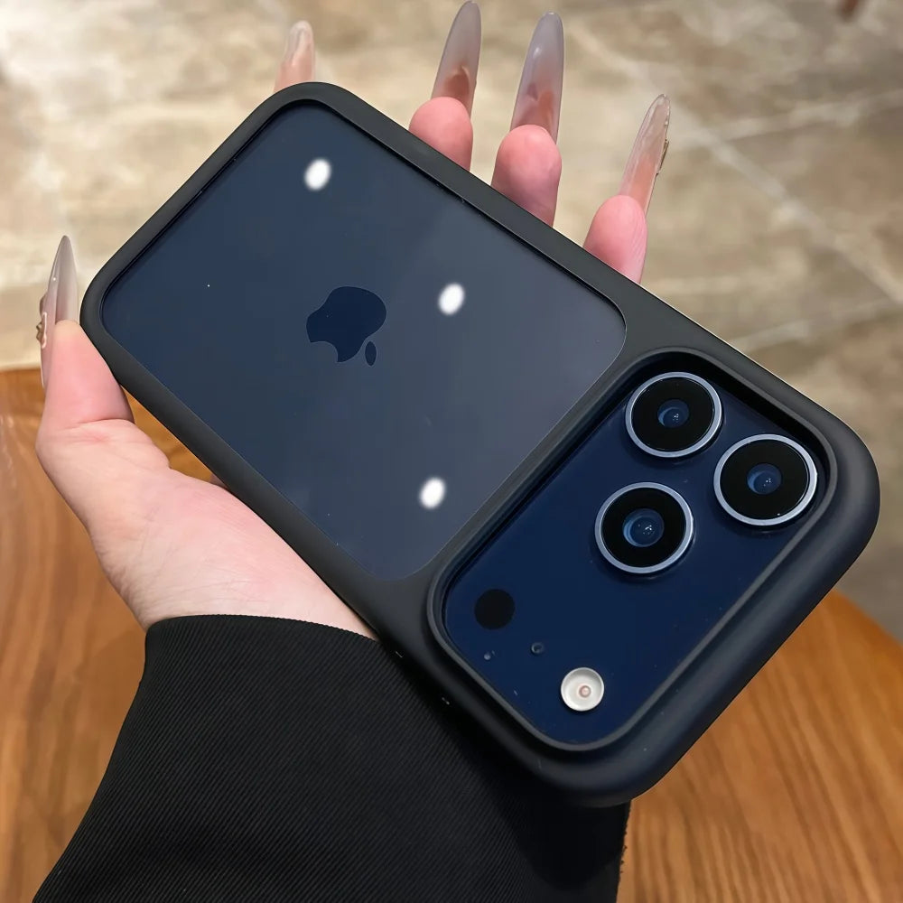 Intelligent Camera Touch Button Crystal Clear Phone Case for iPhone 17 Pro Max 17 Pro 17 Air Transparent Shockproof Cover Funda