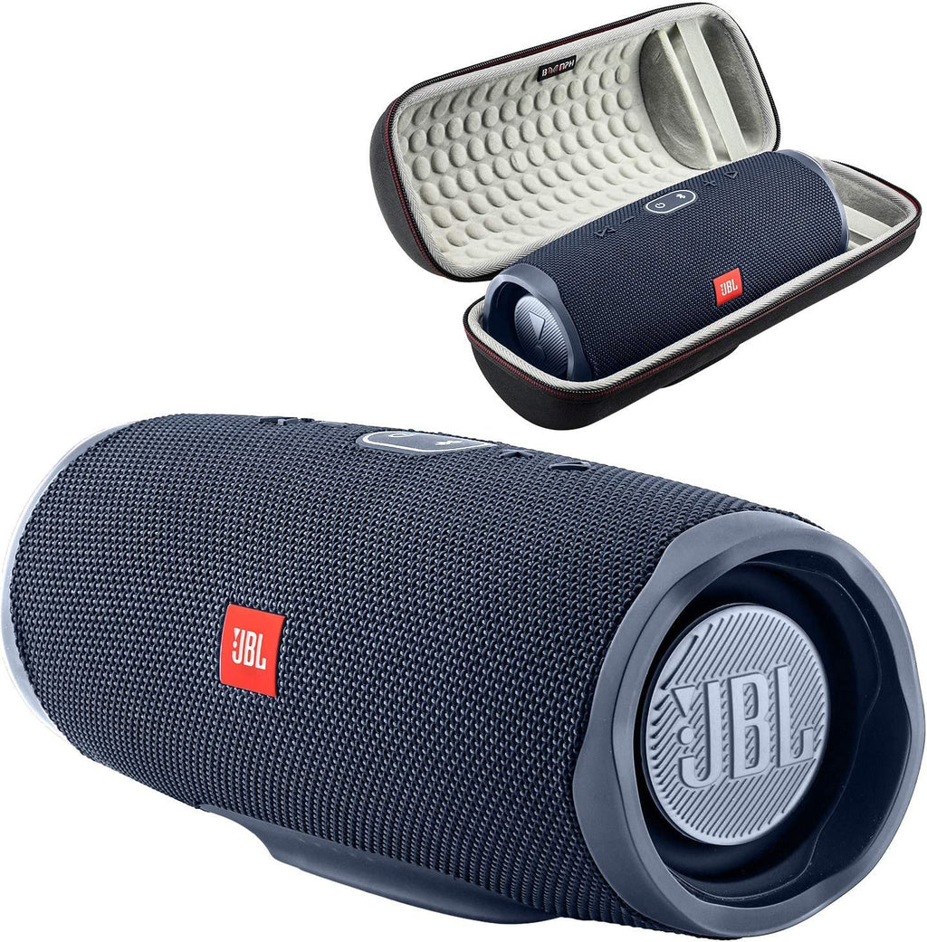 Boomph JBL Charge 4 Portable Waterproof Wireless Bluetooth Speaker Bundle Portable Hard Carrying Protective Case - Blue