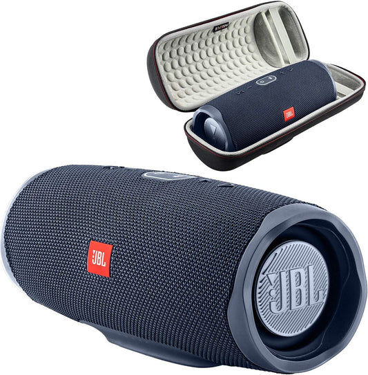 Boomph JBL Charge 4 Portable Waterproof Wireless Bluetooth Speaker Bundle Portable Hard Carrying Protective Case - Blue