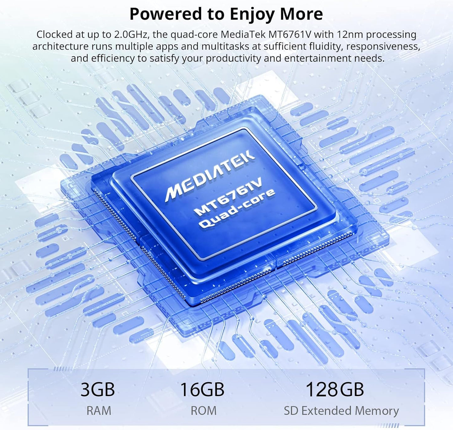 Blackview Android Phone A55,4G Dual Sim Unlocked Cell Phones,6.5" HD+ 3GB+16GB ROM/TF 128GB Android 11 Unlocked Smartphones,Face ID,3 Card Slots,4780Mah Battery Smart Phone