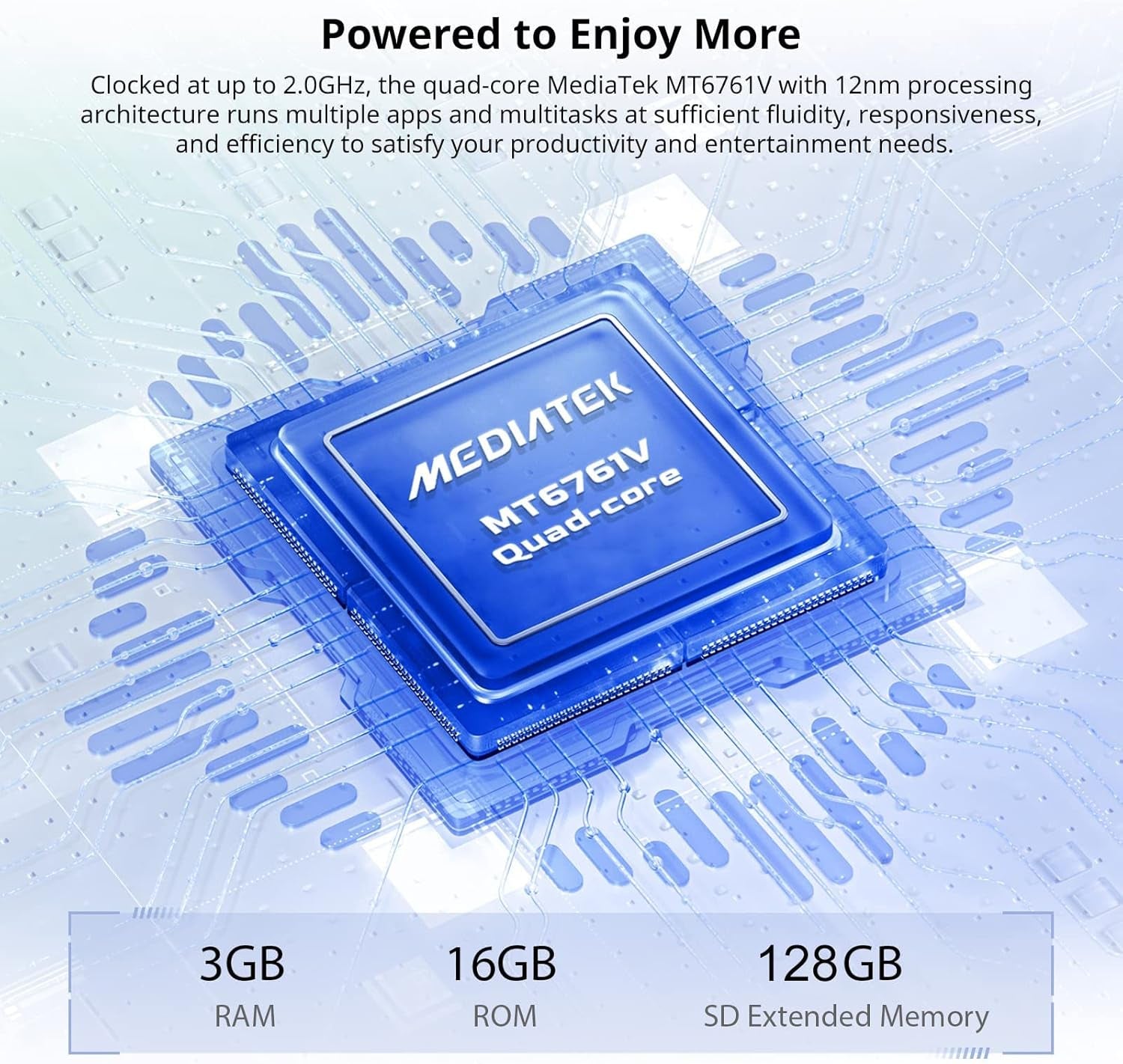 Blackview Android Phone A55,4G Dual Sim Unlocked Cell Phones,6.5" HD+ 3GB+16GB ROM/TF 128GB Android 11 Unlocked Smartphones,Face ID,3 Card Slots,4780Mah Battery Smart Phone