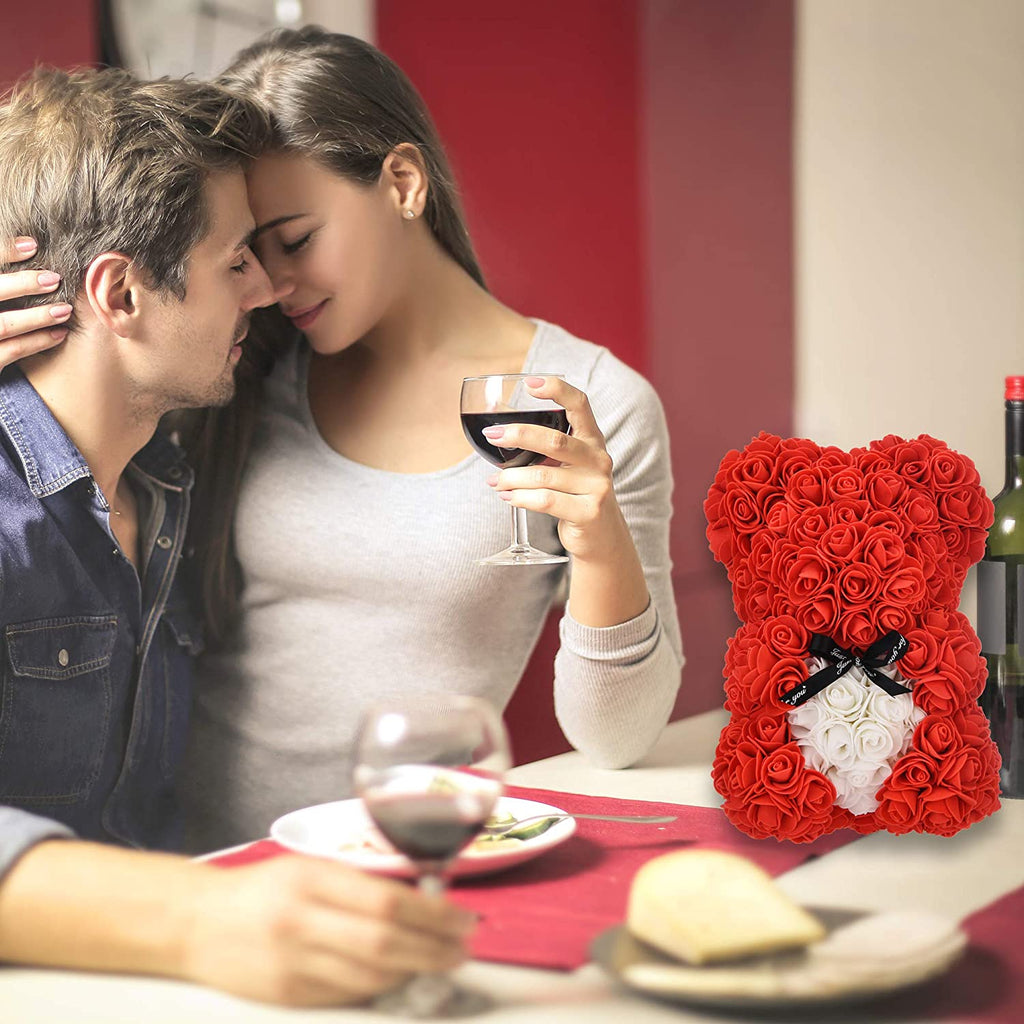 Katoora 9 Pack Large Thicken Hard Plastic Stackable Clear Shoe Organizer for Closet, Easy Assembly Shoe Storage Box with Lid, Display Case Container, Red, Mother Day Teen Girls Birthday Gifts