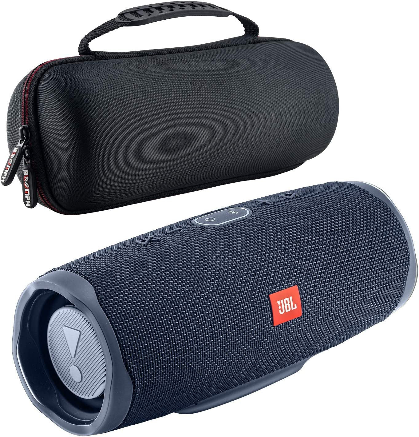 Boomph JBL Charge 4 Portable Waterproof Wireless Bluetooth Speaker Bundle Portable Hard Carrying Protective Case - Blue