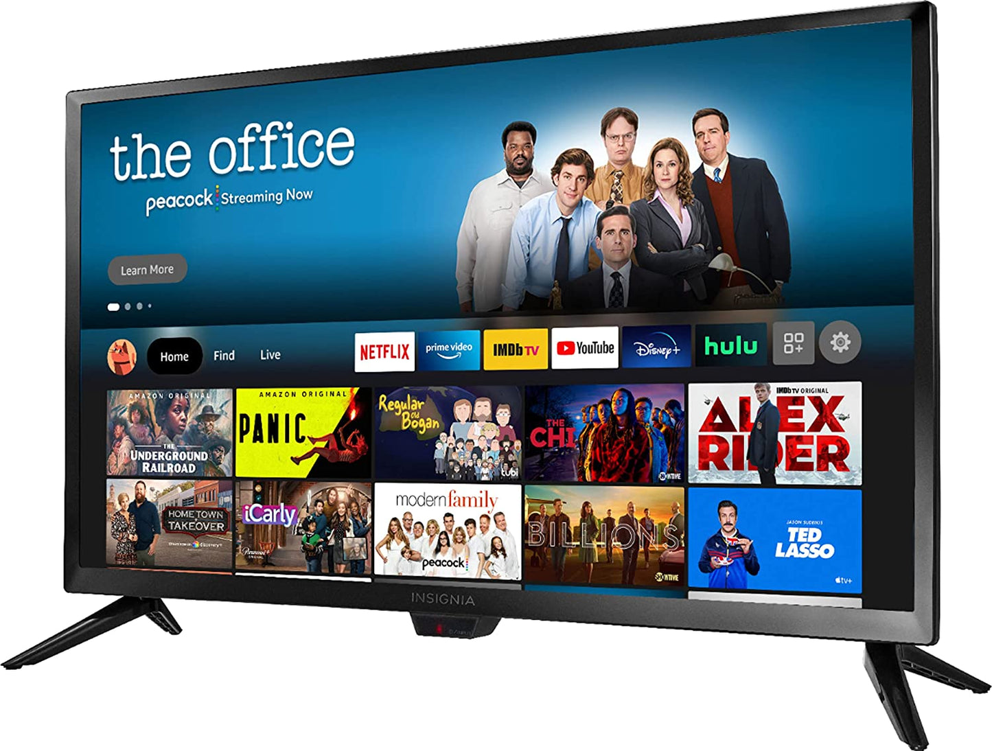 INSIGNIA 24-Inch Class F20 Series Smart HD 720P Fire TV (NS-24DF310NA21, 2020 Model)