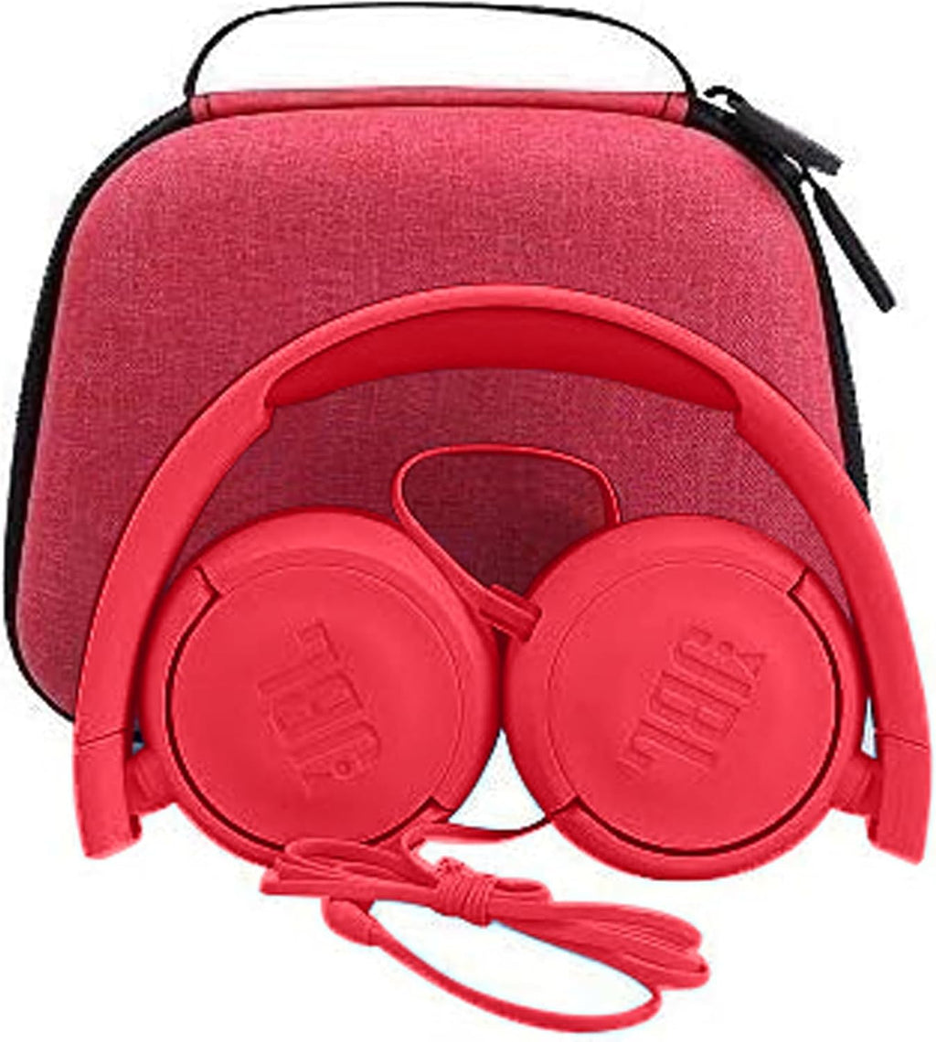 Aenllosi Hard Carrying Case Replacement for JBL JR 300BT/ JR 300/ Kids On-Ear Wireless Headphones (Red)