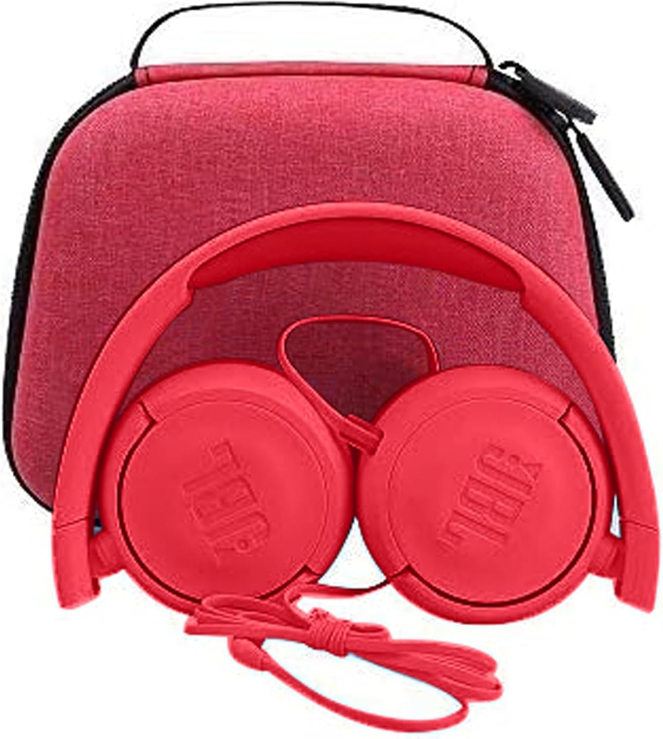 Aenllosi Hard Carrying Case Replacement for JBL JR 300BT/ JR 300/ Kids On-Ear Wireless Headphones (Red)