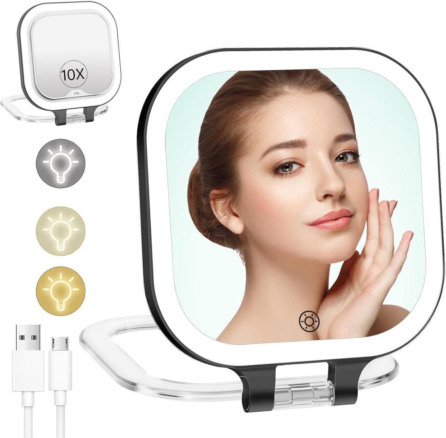 FASCINATE Magnifying Makeup Mirror + Desk Mirrorr