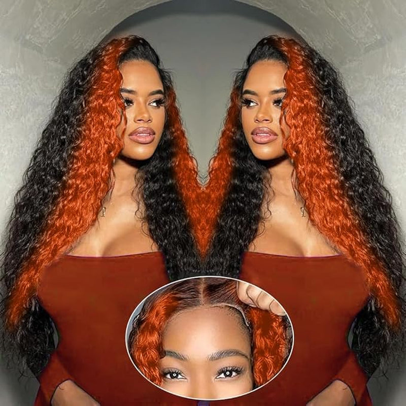 Glueless Wigs Human Hair Pre Plucked Pre Cut 9X6 Straight Lace Front Wigs Human Hair Hd Lace Front Closure Wigs for Women 250% Density Wear and Go Glueless Wig Ready to Wear Natural Black24Inch
