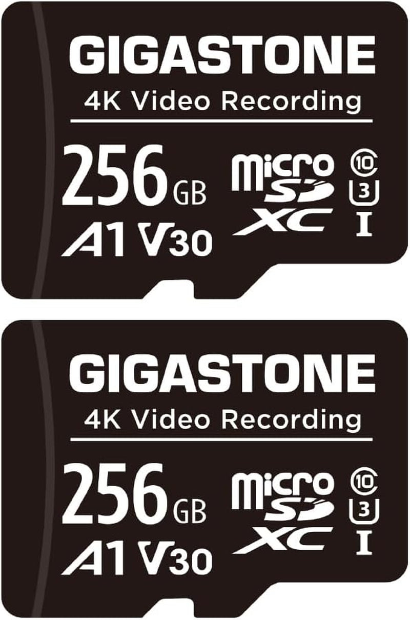 GIGASTONE 16GB Micro SD Card 2-Pack, FHD Video, Surveillance Security Cam Action Camera Drone, 85Mb/S Micro SDHC UHS-I U1 Class 10