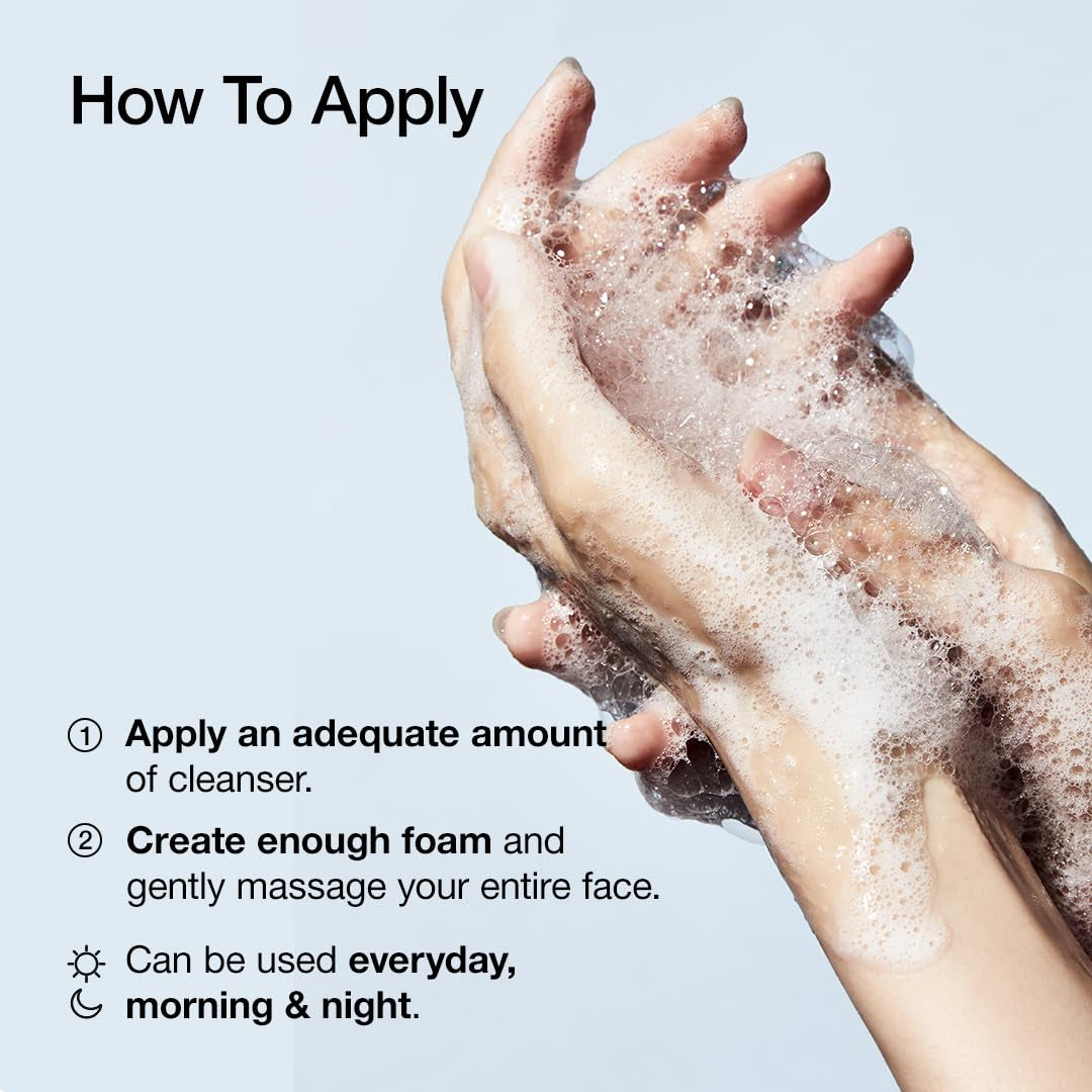 ANUA Moisturizing Gentle Gel Cleanser, Hyaluronic Acid, Squalane, Ceramide, Foaming Facial Korean Cleanser, Ph Balance, Daily Hydrating Face Wash, Korean Skincare (150Ml/5.07Fl Oz.)