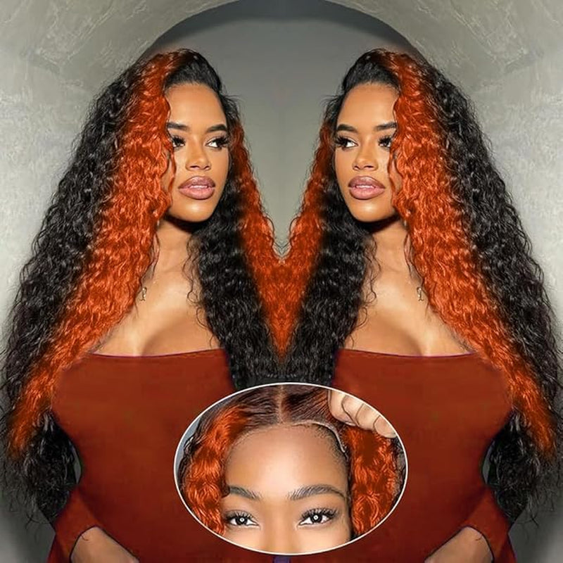 Glueless Wigs Human Hair Pre Plucked Pre Cut 9X6 Straight Lace Front Wigs Human Hair Hd Lace Front Closure Wigs for Women 250% Density Wear and Go Glueless Wig Ready to Wear Natural Black24Inch