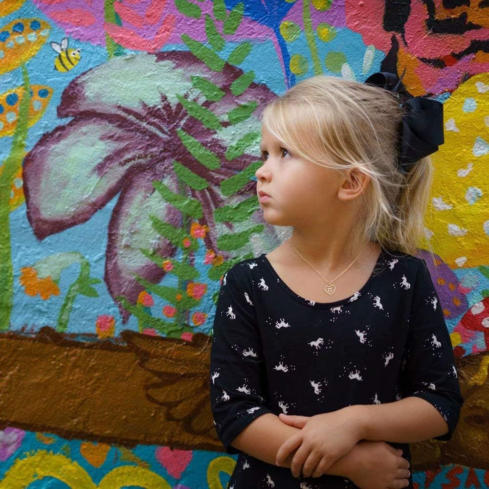 IEFSHINY Initials Letter Necklace for Women and Girls, 14K Gold Plated K Letter Big CZ Pendant Necklace for Teens, Jewelry Gift for Mother'S Day and Valentine'S