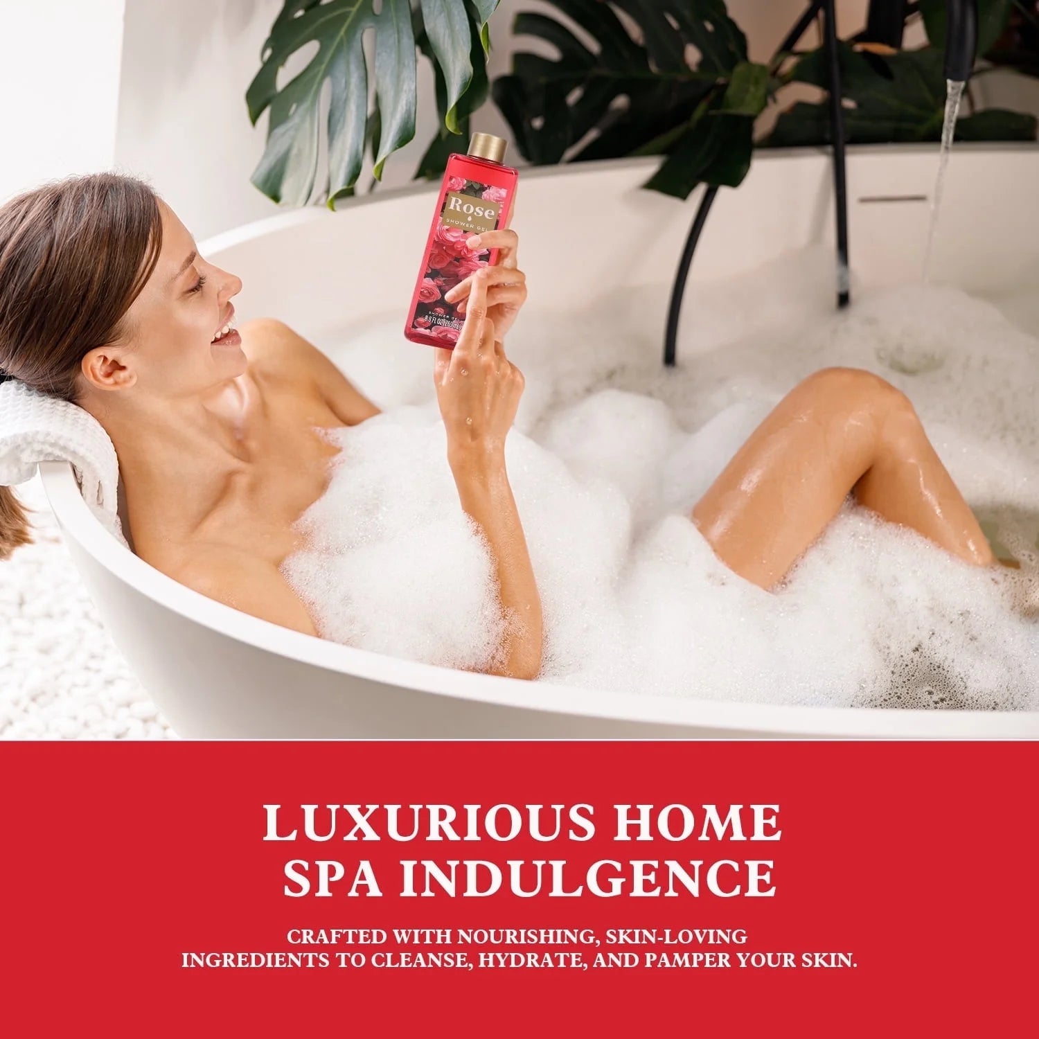 Gift Sets for Women, 8 Pcs Christmas Luxury Rose Birthday Holiday Gift Baskets for Her