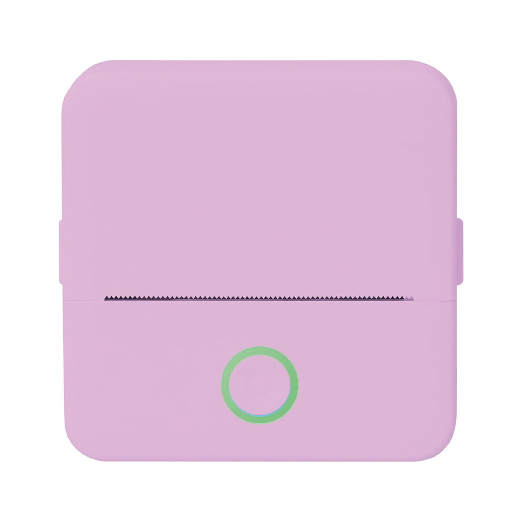 CTP500 Bluetooth Mini Portable Inkless Thermal Printer & Label Maker + Paper, Android & Ios (Purple)