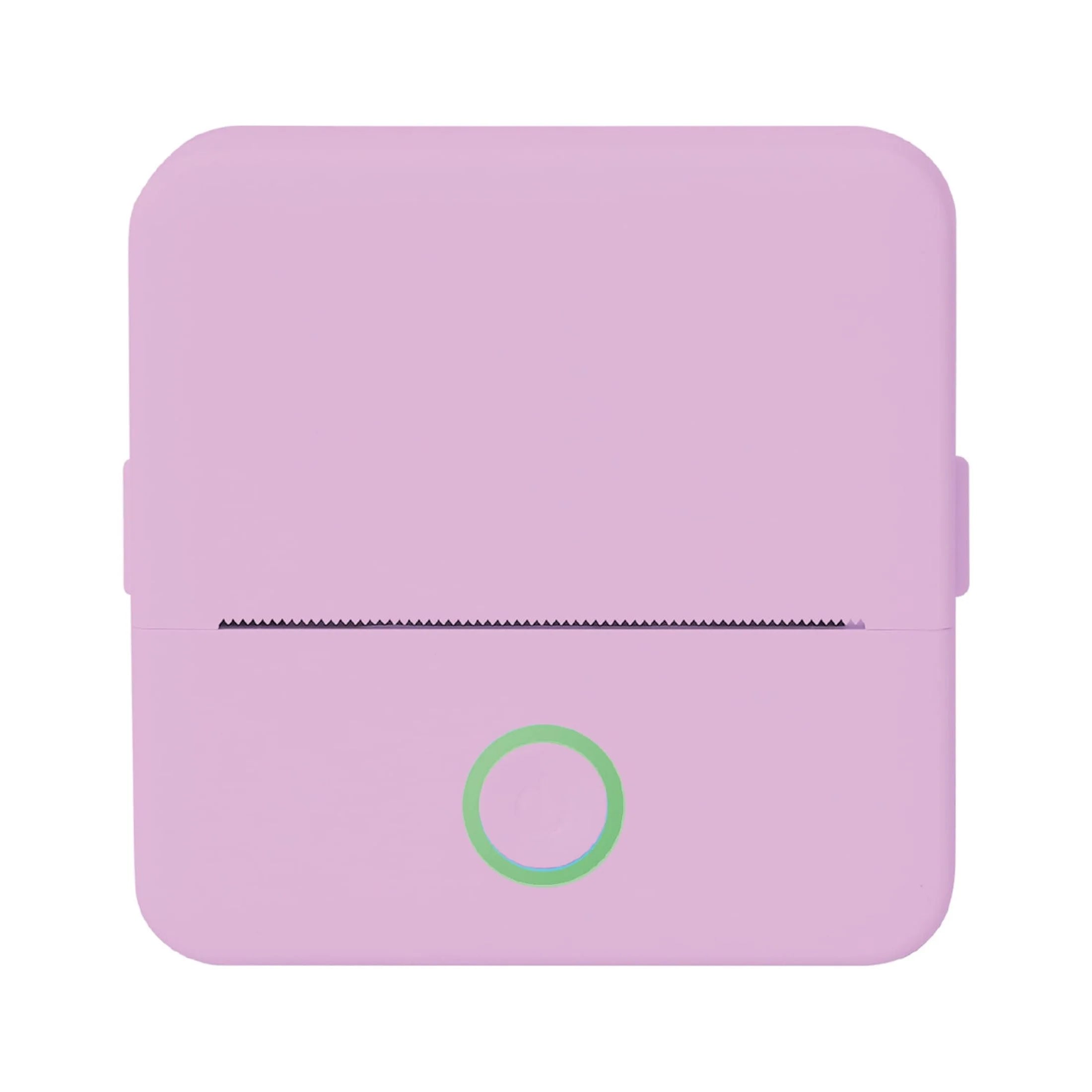 CTP500 Bluetooth Mini Portable Inkless Thermal Printer & Label Maker + Paper, Android & Ios (Purple)