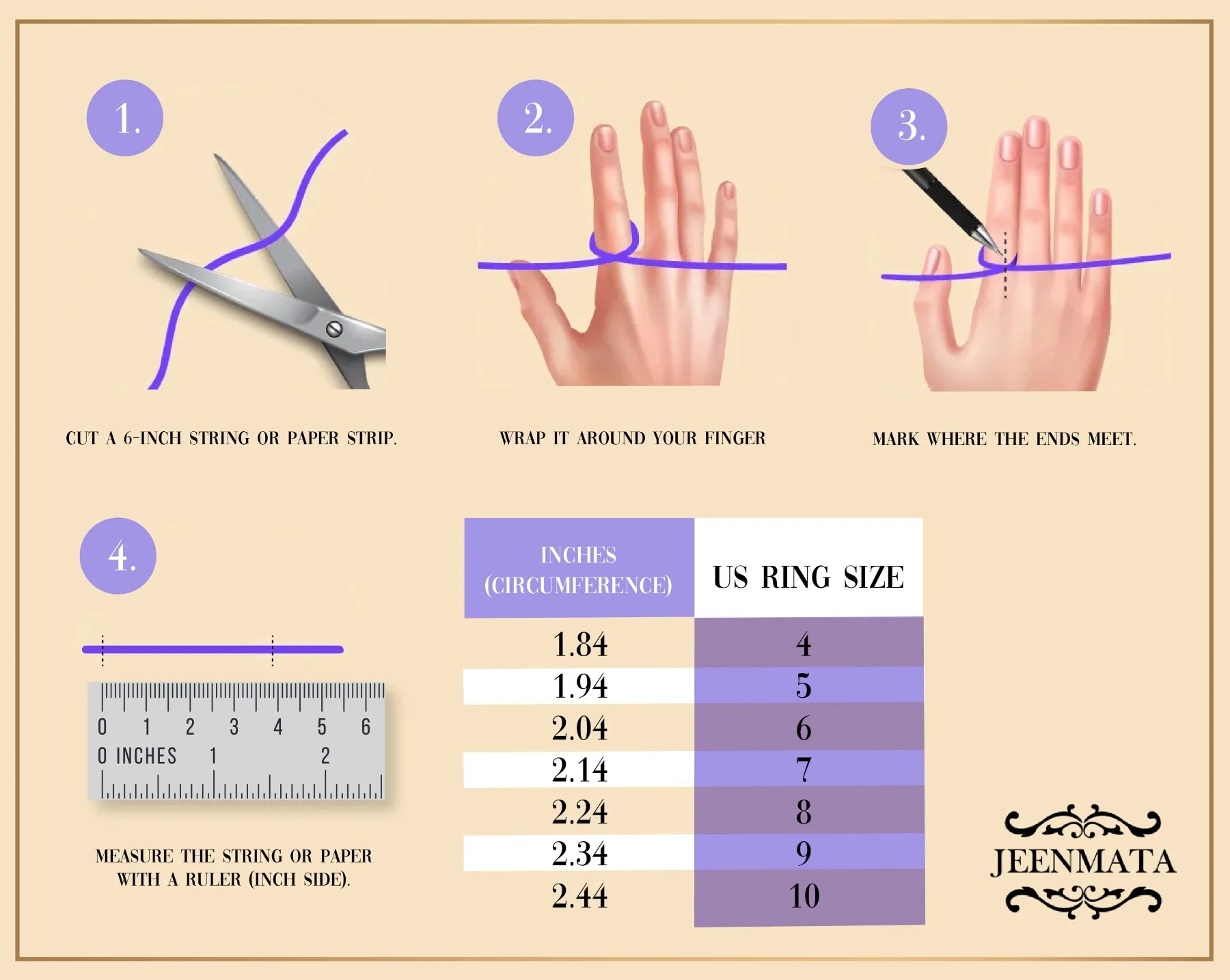 Unique 2 Carat Real Moissanite Wedding Trio Ring Set with Engagement Ring and 2 Wedding Bands in 18K Gold Plating for Women